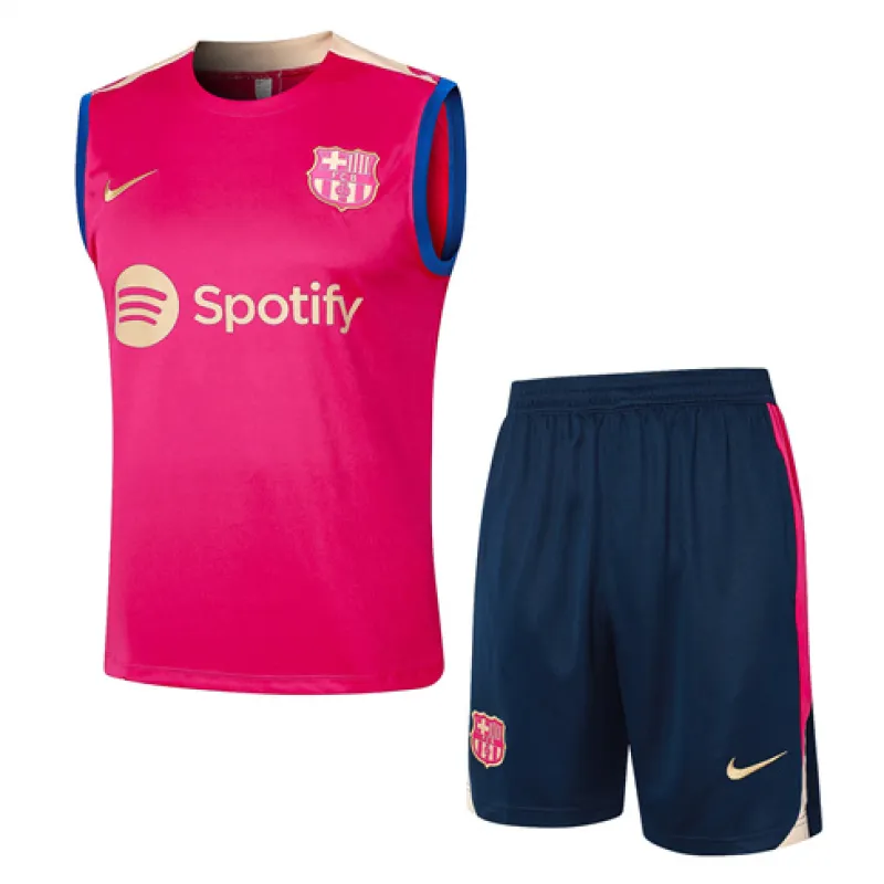 Set di shorts e gilet del FC Barcelona 2024/25 - Rosa