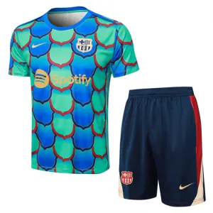FC Barcelona Training Jersey + Shorts 2024/25 - Green