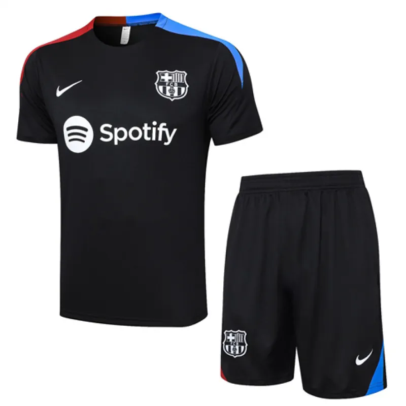 FC Barcelona Training Jersey + Shorts 2024/25 - Black