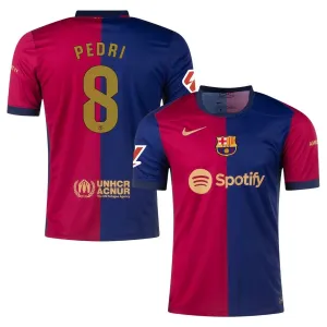 PEDRI Maillot à domicile de FC Barcelona 2024-25 - Bleu/Rouge