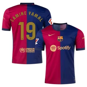 Lamine Yamal Maillot enfant à domicile de FC Barcelona 2024-25 - Bleu/Rouge