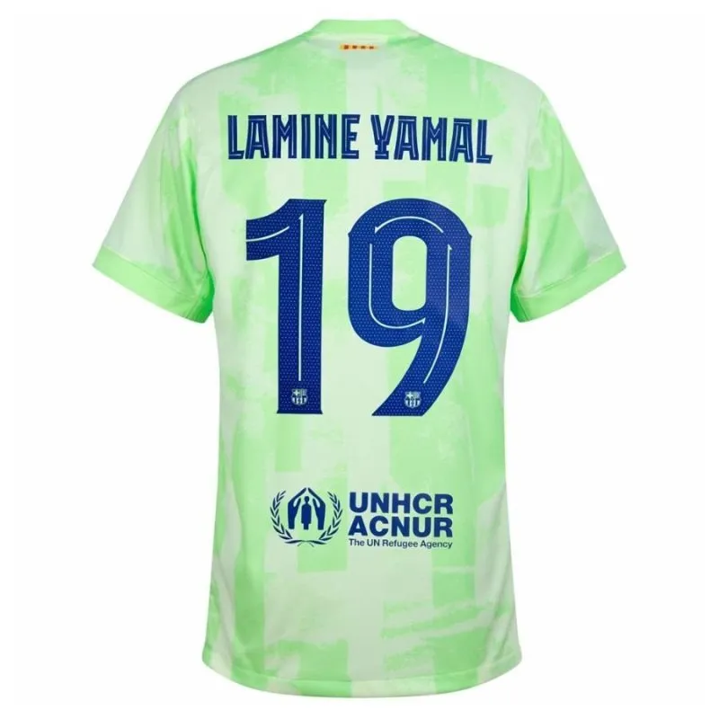 Lamine Yamal FC Barcelona 2024 - 25 Third Kids' Kit - Green