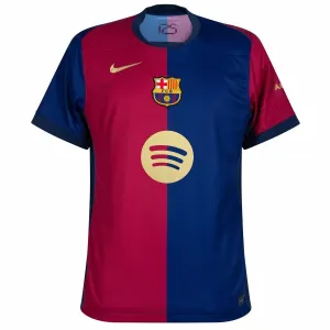 Maillot enfant domicile du FC Barcelona 2024/25 avec le nouveau sponsor - Rouge/Bleu