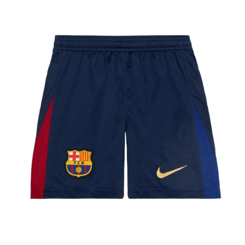 FC Barcelona Kids' Home Kit 2024/25 with New Sponsor - Red/Blue