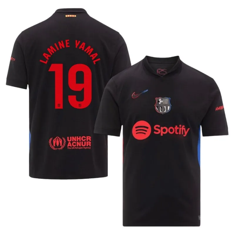 FC Barcelona LAMING YAMAL 2024/25 Away Jersey - Black