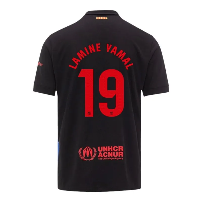Kit enfant away du FC Barcelona LAMING YAMAL 2024/25 - Noir
