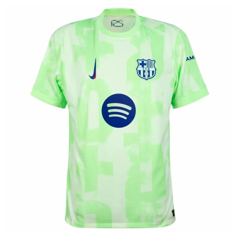 Maillot enfant troisième du FC Barcelona LAMING YAMAL 2024/25 - Vert