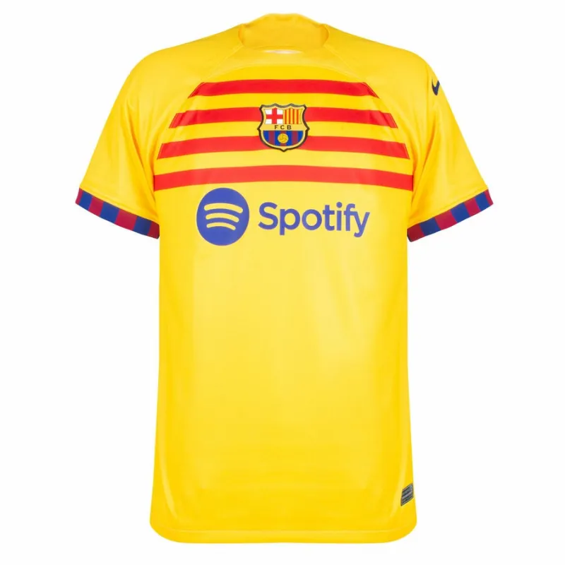 FC Barcelona LAMING YAMAL 2024/25 Fourth Kids' Jersey - Yellow