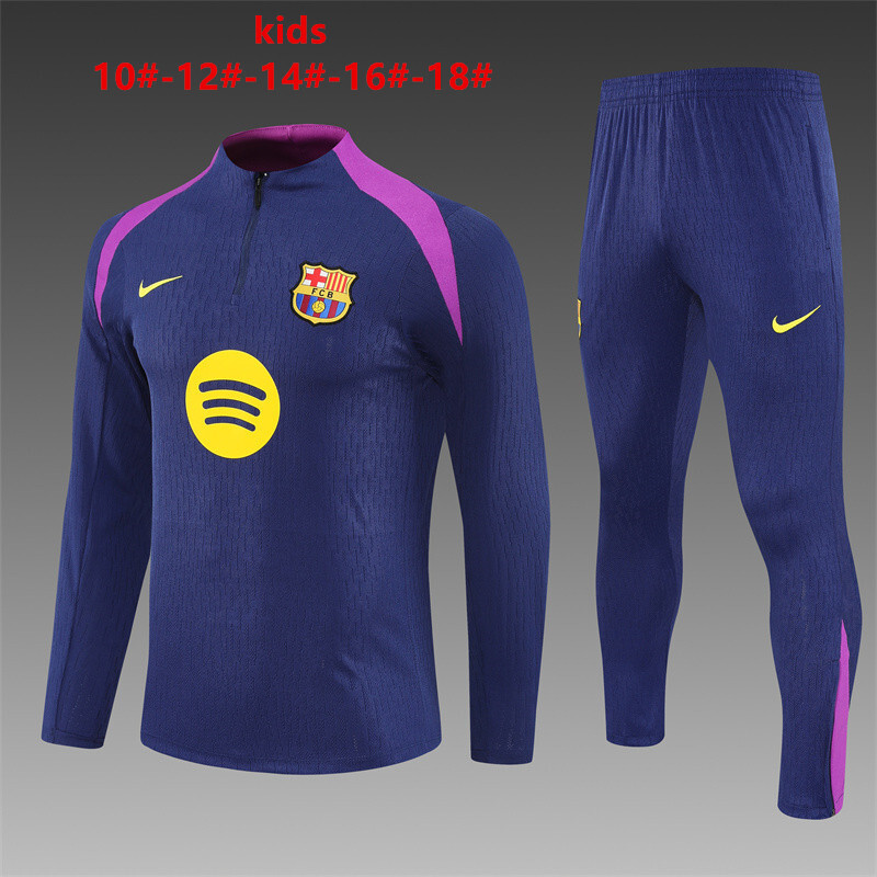 Barcelona 2025/26 Kids Sports Set purple