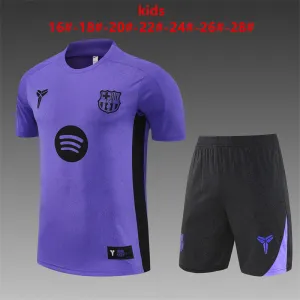 Barcelona 2025/26 Kids Training Set purple