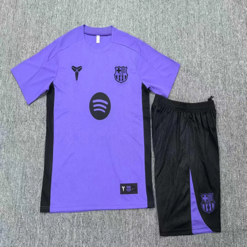 Barcelona 2025/26 Kids Training Set purple
