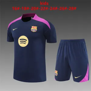 Barcelona 2025/26 Kids Training Set blue