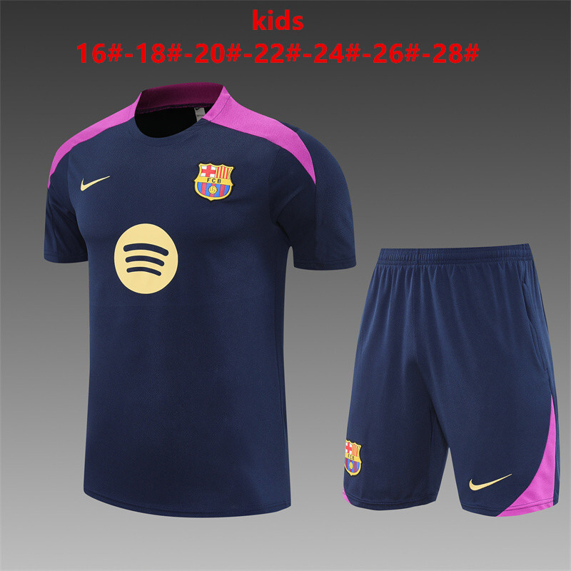 Barcelona 2025/26 Kids Training Set blue