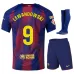 Barcelona LEWANDOWSKI 2025/26 Home Kids' Jersey Set - Red/Blue