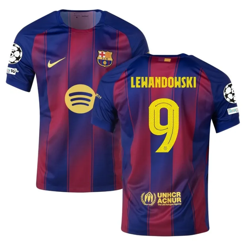 Barcelona LEWANDOWSKI 2025/26 Home UCL Jersey