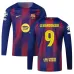 Barcelona Home Long Sleeve Jersey UCL 2025/26 LEWANDOWSKI