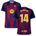 Barcelona RASHFORD 2025/26 Home Kids' Jersey - Red/Blue