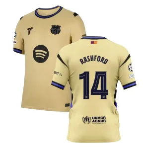 Barcelona RASHFORD UCL 2025/26 Away Jersey - Beige