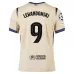 Barcelona LEWANDOWSKI UCL 2025/26 Kids Away Kit Jersey - Beige