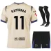Barcelona RAPHINHA 2025/26 Kids Away Kit Jersey - Beige