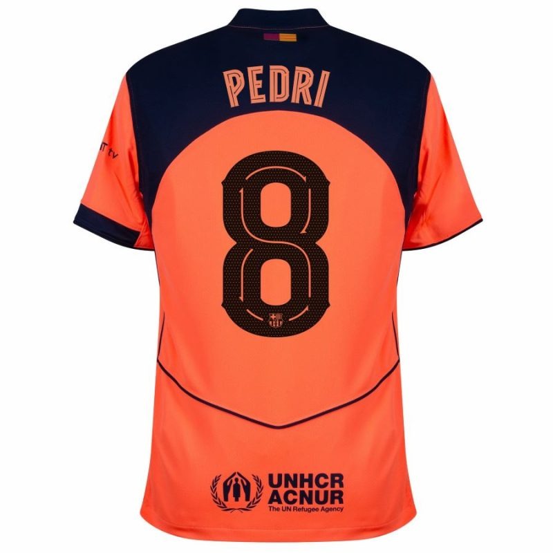 Barcelona 2025/26 PEDRI Third Jersey