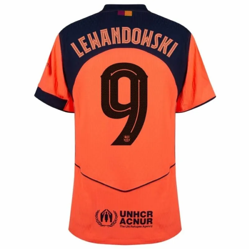 Tercera Barcelona camiseta 2025/26 LEWANDOWSKI