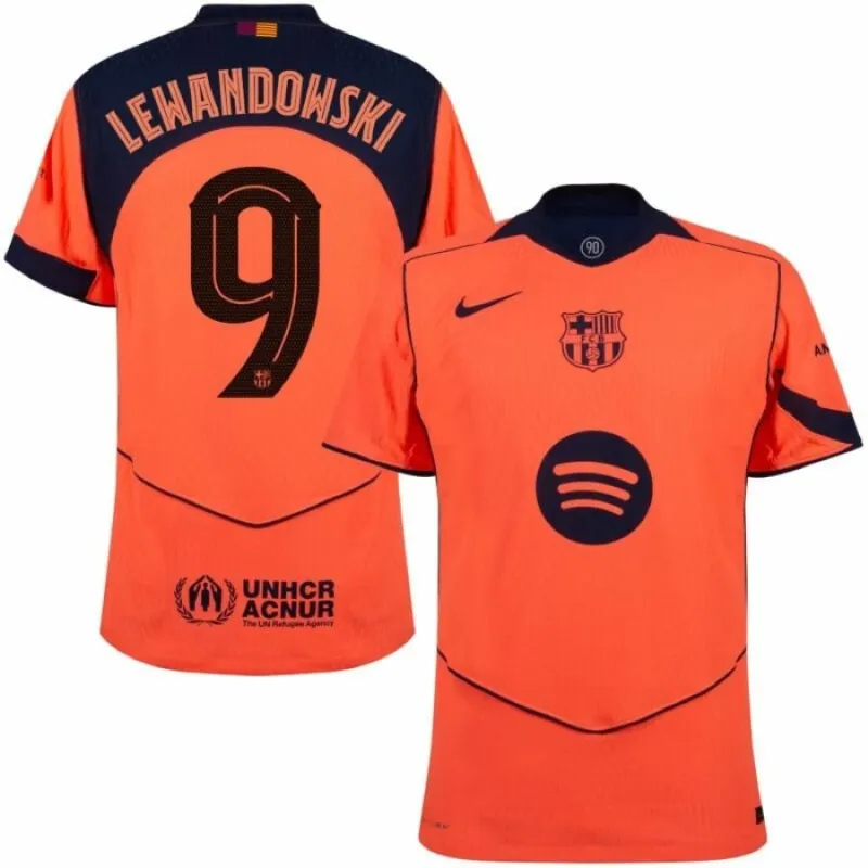 Tercera Barcelona camiseta 2025/26 LEWANDOWSKI