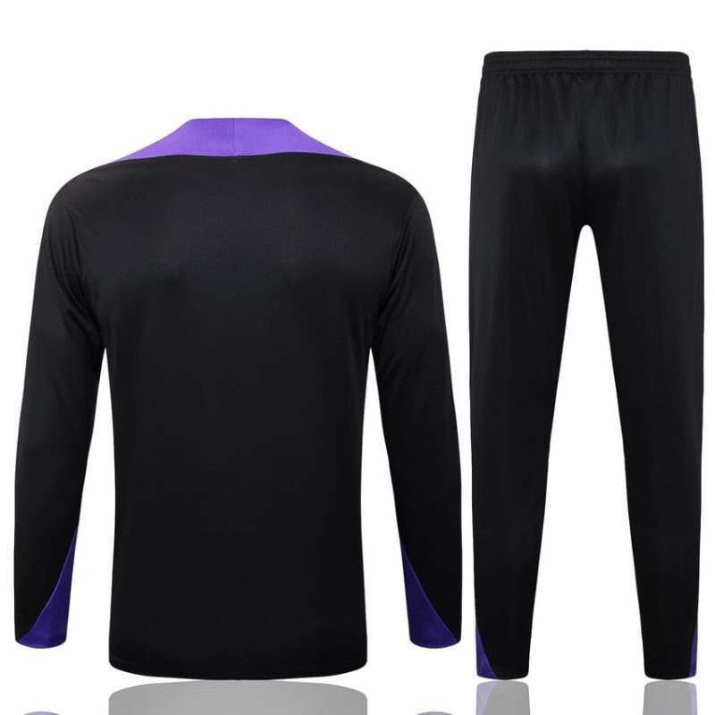 Barcelona 2025/26 Tracksuit - Black/Purple