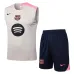 Barcelona 2025/26 Shorts and Tank Set - Beige/Pink