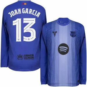 Barcelona JOAN GARCIA 2025/26 Away Goalkeeper Long Sleeve Jersey - Blue