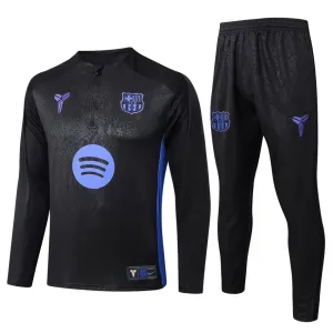 Barcelona 2025/26 Tracksuit - Black/Blue