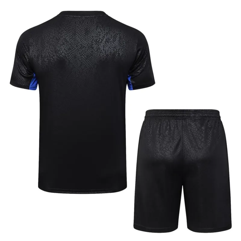 Barcelone 2025/26 Maillot d'entraînement + Short - Noir/Bleu