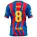 Barcellona PEDRI 2025/26 Completo Bambino Quarta Maglia - Blu/Rosso