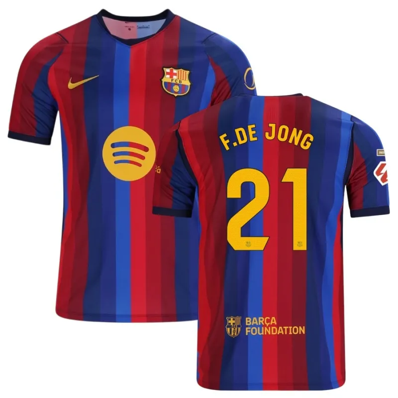 Barcelona DE JONG 2026/27 Home Jersey