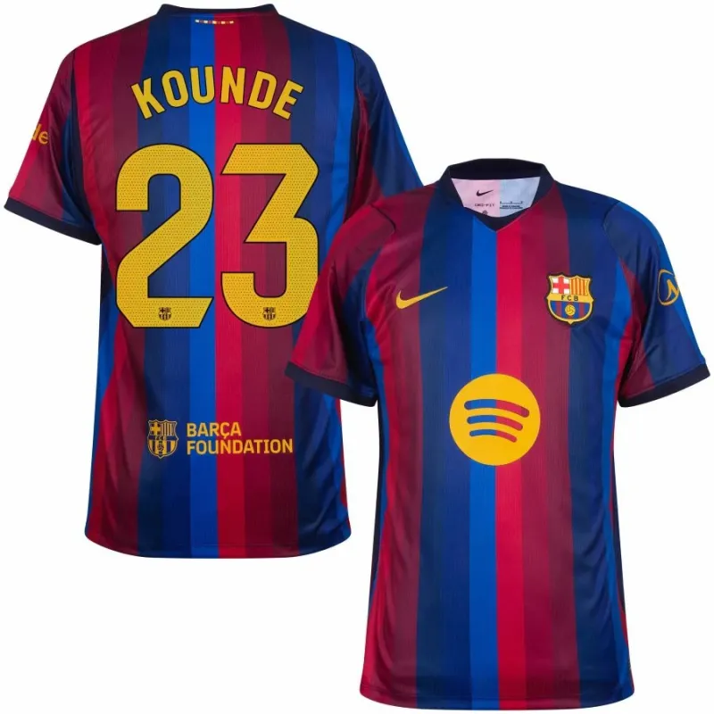 Barcelona KOUNDE 2026/27 Home Jersey