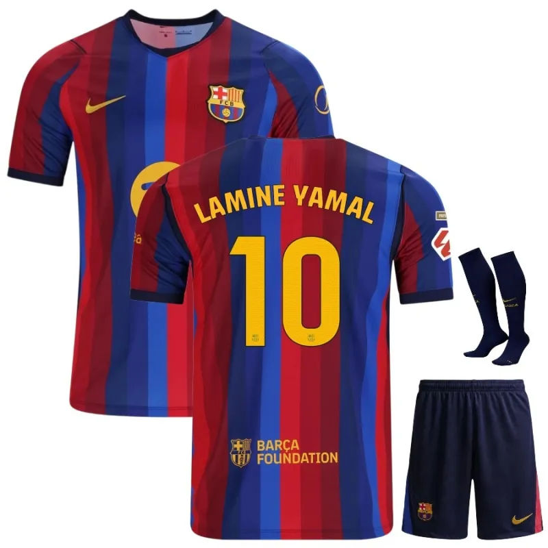 Barcelona YAMAL 2026/27 Home Kids Kit Jersey