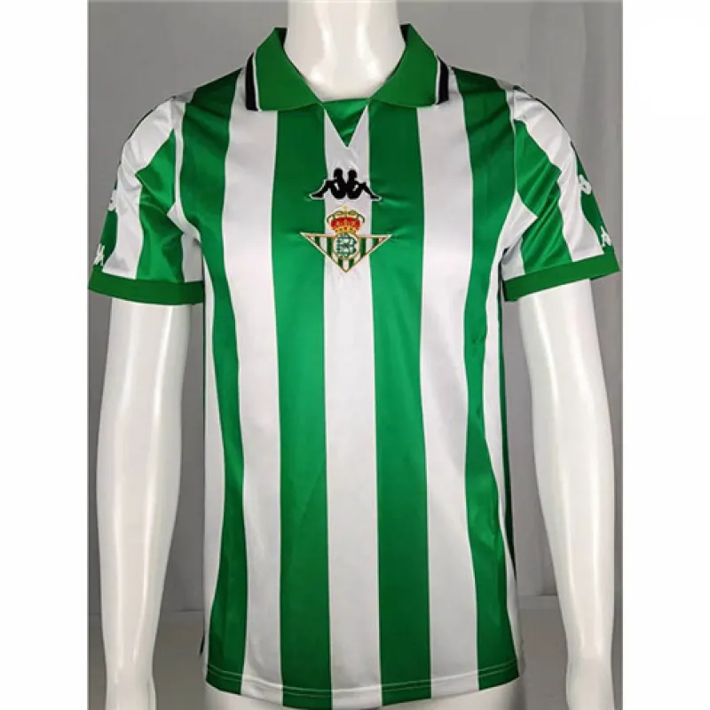 Real Betis Retro-Trikot 1993/94 Heimspiel - Grün/Weiß