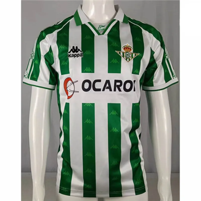 Real Betis Retro-Trikot 1995/96 Heimspiel - Grün/Weiß