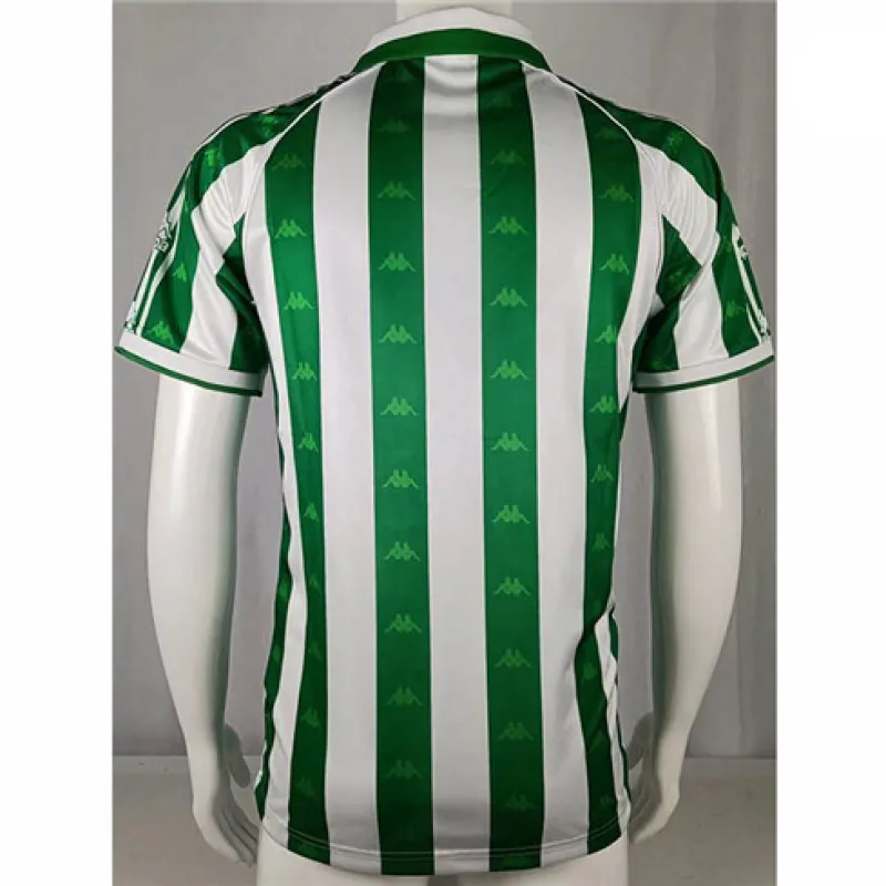 Real Betis Retro-Trikot 1995/96 Heimspiel - Grün/Weiß