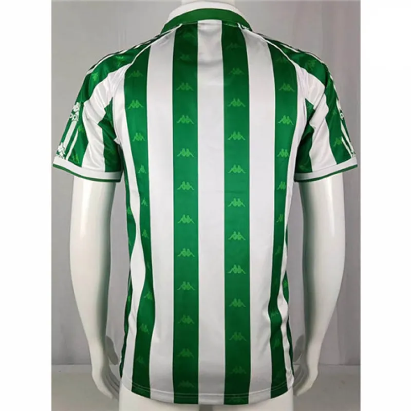 Maillot rétro de Real Betis 1996/97 domicile - Vert/Blanc