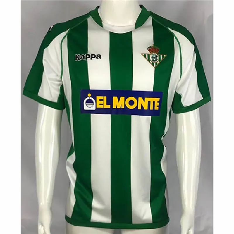 Camiseta retro de Real Betis 2001/02 local - Verde/Blanco