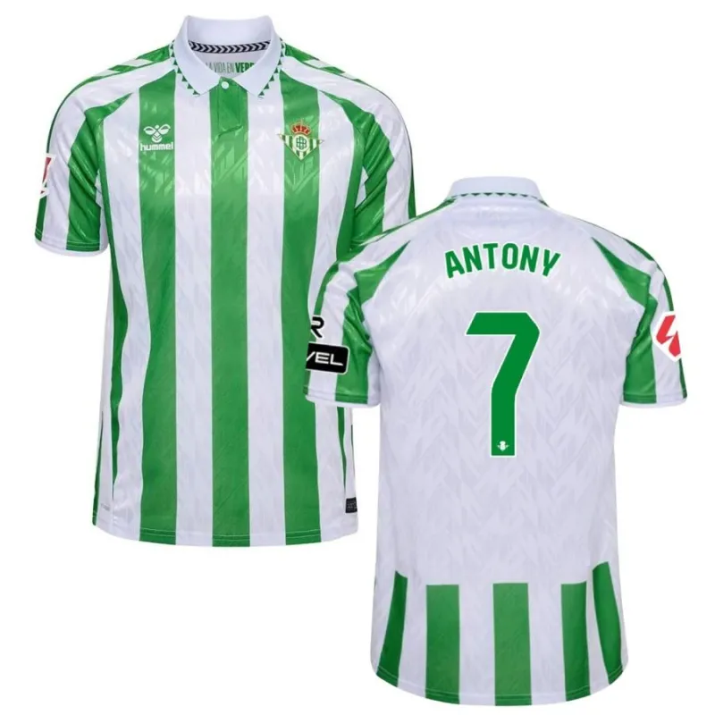 Anthony Real Betis 2024/25 Heimtrikot - Grün/Weiß