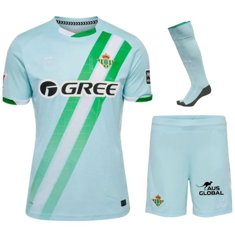 Real Betis 2025/26 Ensemble enfant maillot extérieur - Bleu