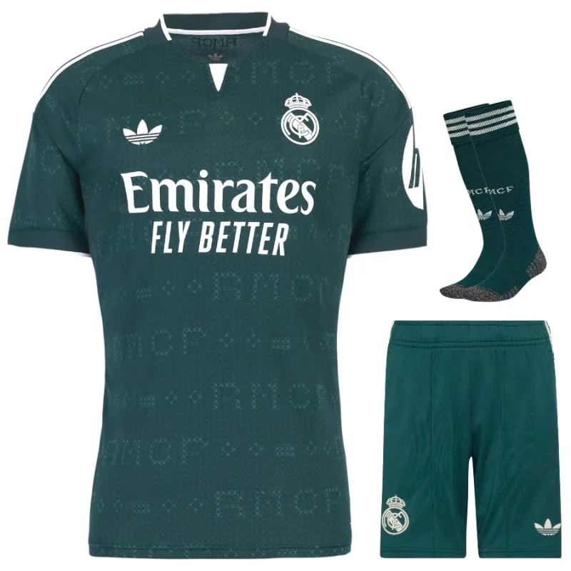 Real Madrid 2026/27 Away Kids Kit Jersey