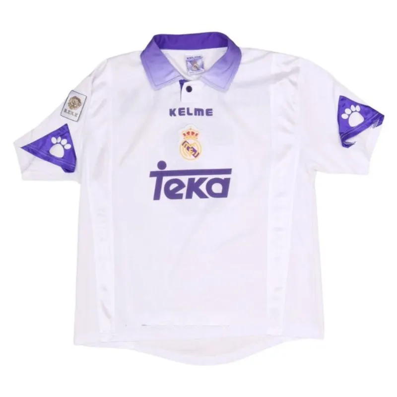 Real Madrid R.CARLOS 1997/98 Retro Home Jersey - White