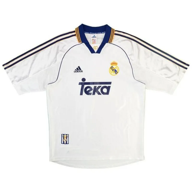 Real Madrid 1998 2000 Retro-Heimtrikot - Weiß