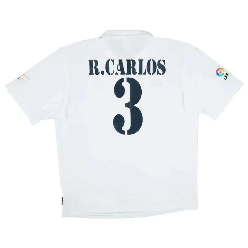 Real Madrid R.CARLOS 2002/03 Retro-Heimtrikot - Weiß