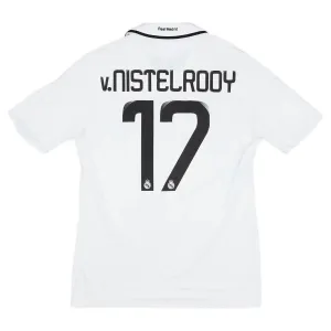 Real Madrid V.NISTELROOY 2008/09 Retro-Heimtrikot - Weiß
