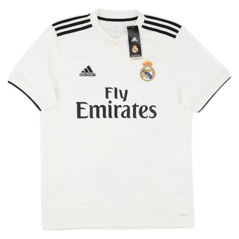Real Madrid 2018/19 Maillot domicile rétro - Blanc