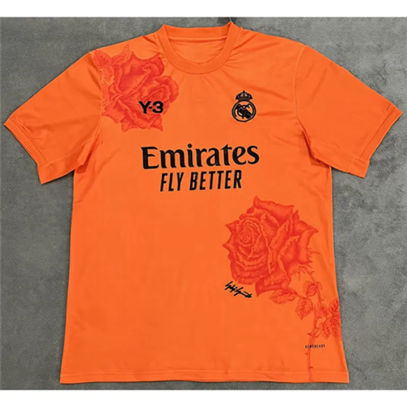 Maglia dell'edizione Y3 del Real Madrid 2024/25 - Arancione